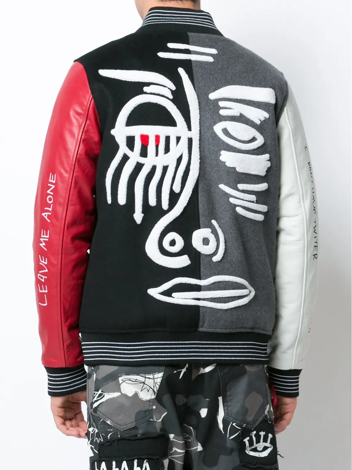 Haculla Skribble varsity jacket - 画像4