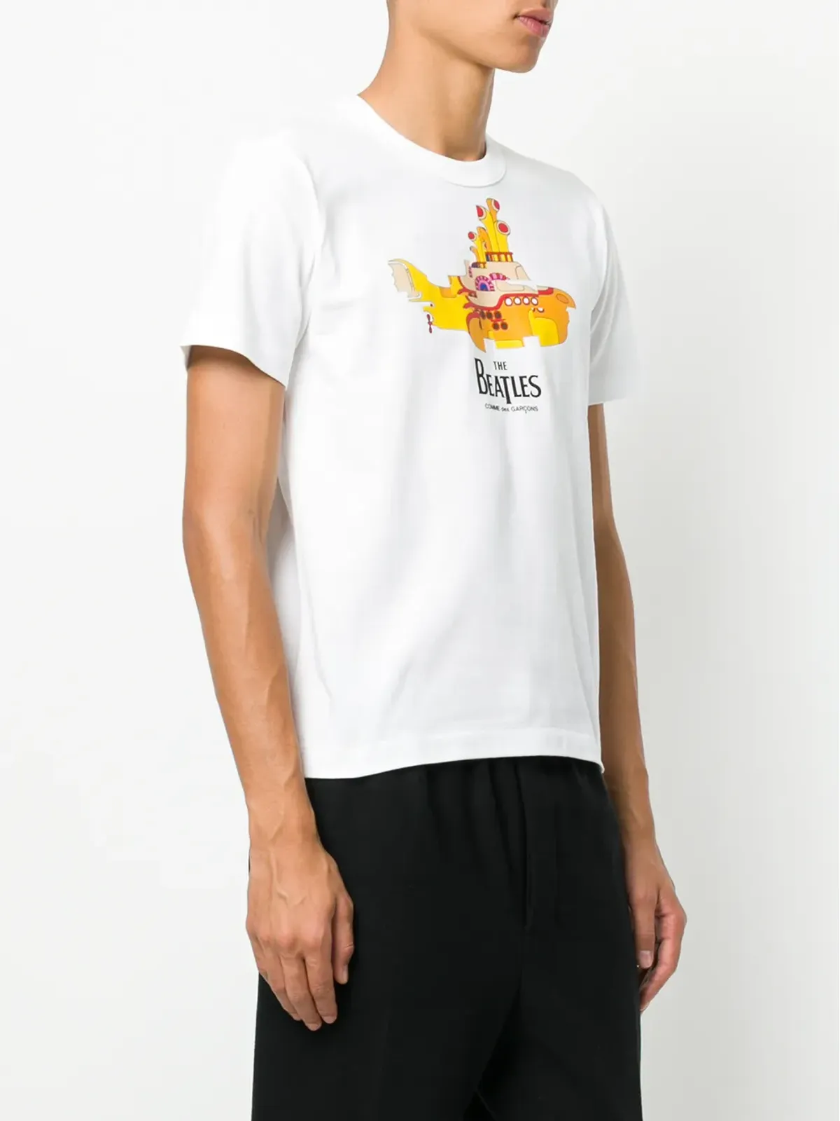 Comme Des Garçons ビートルズプリント Tシャツ - 画像3