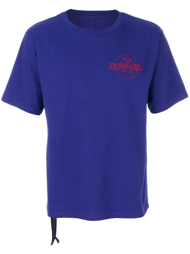 UNRAVEL PROJECT UNRAVEL PROJECT プリントロゴTシャツ - Purpleの商品画像