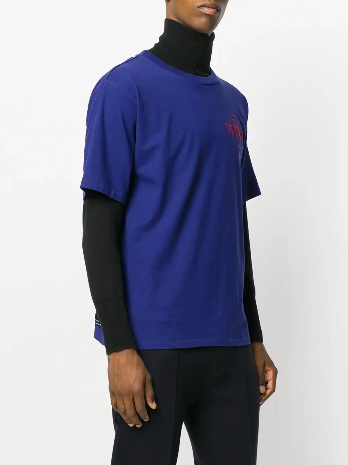 UNRAVEL PROJECT プリントロゴTシャツ - Purple - 画像3