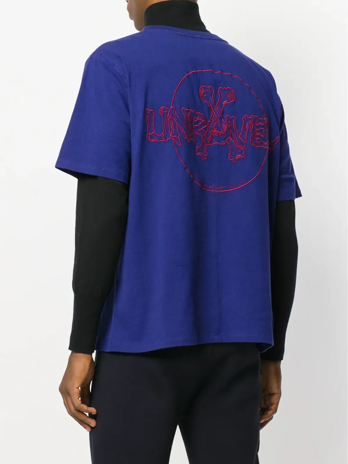 UNRAVEL PROJECT プリントロゴTシャツ - Purple - 画像4