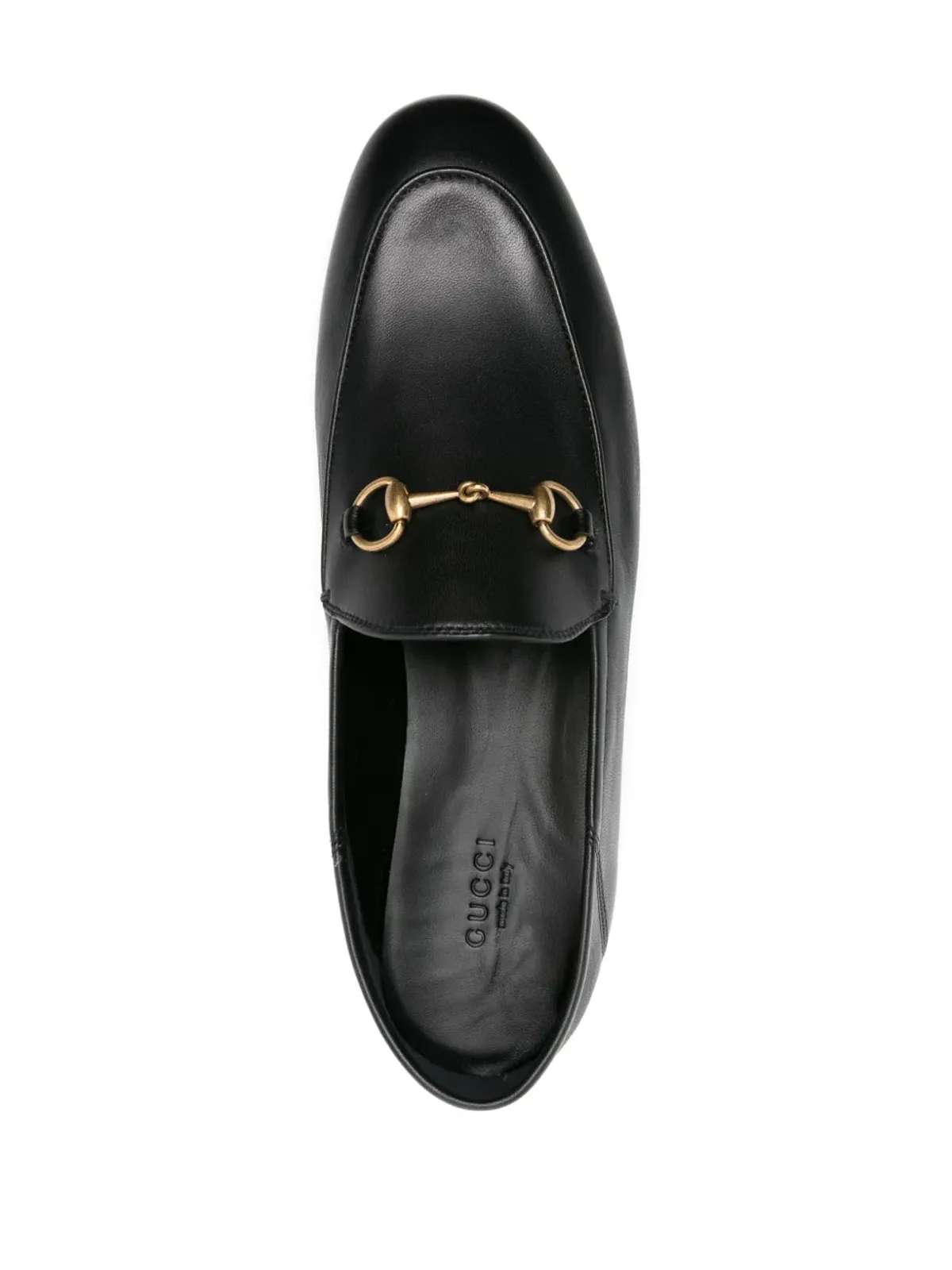 Gucci ホースビットディテール レザー ローファー - ブラック - 画像4