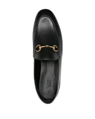 Gucci ホースビットディテール レザー ローファー - ブラック - サムネイル4