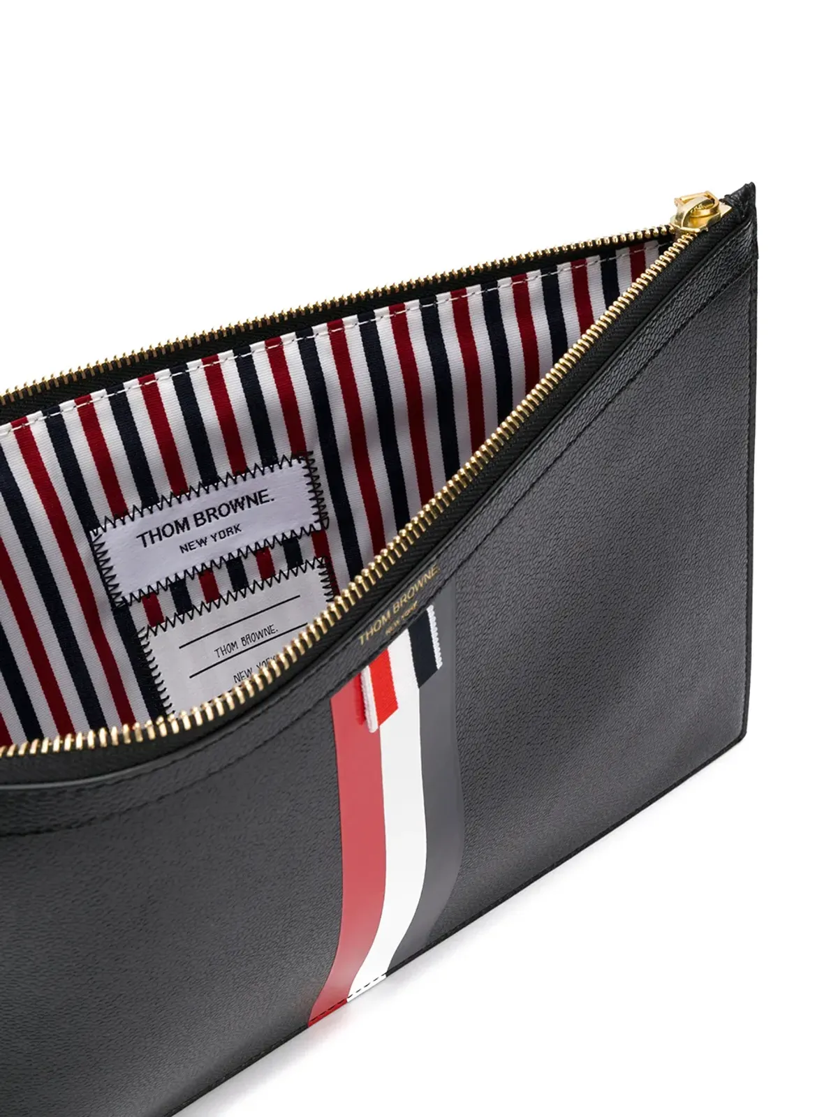 Thom Browne トリコロールジッパー タブレットホルダー - 画像5