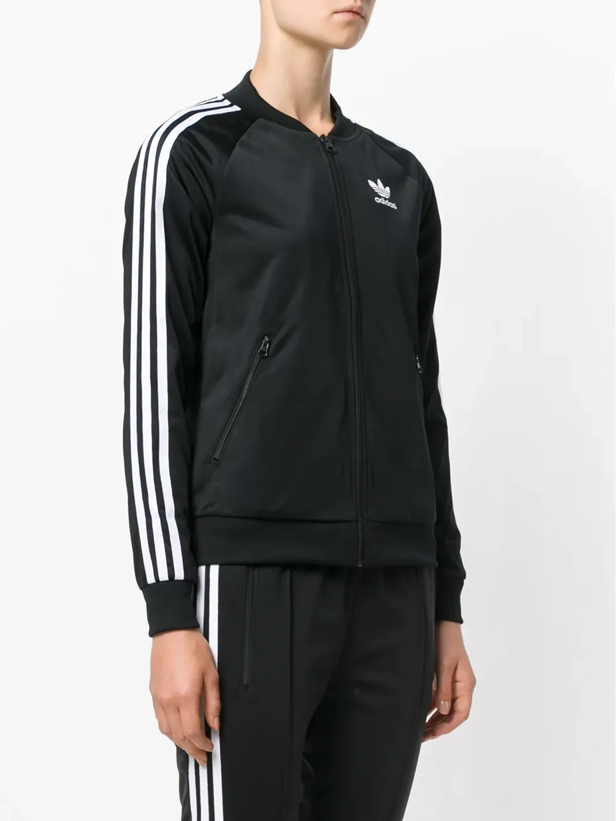 adidas Originals ジップアップジャケット - ブラック - 画像3