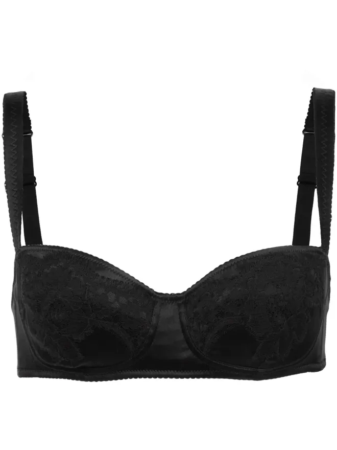 Dolce & Gabbana Dolce & Gabbana レースのアンダーワイヤーブラ - ブラックの商品画像