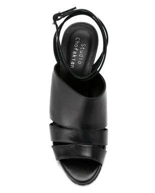 Studio Chofakian チャンキーサンダル - Black - サムネイル4