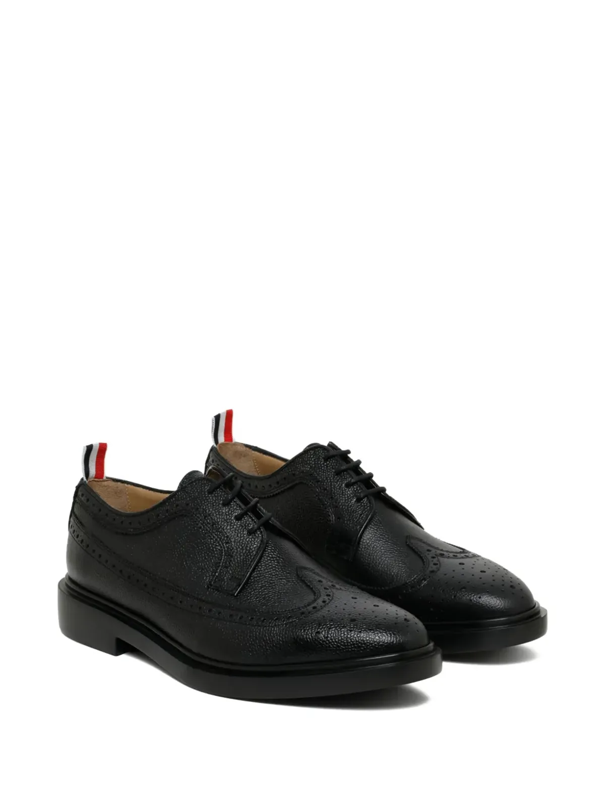 Thom Browne ロングウィング・ブローグス - ブラック - 画像1