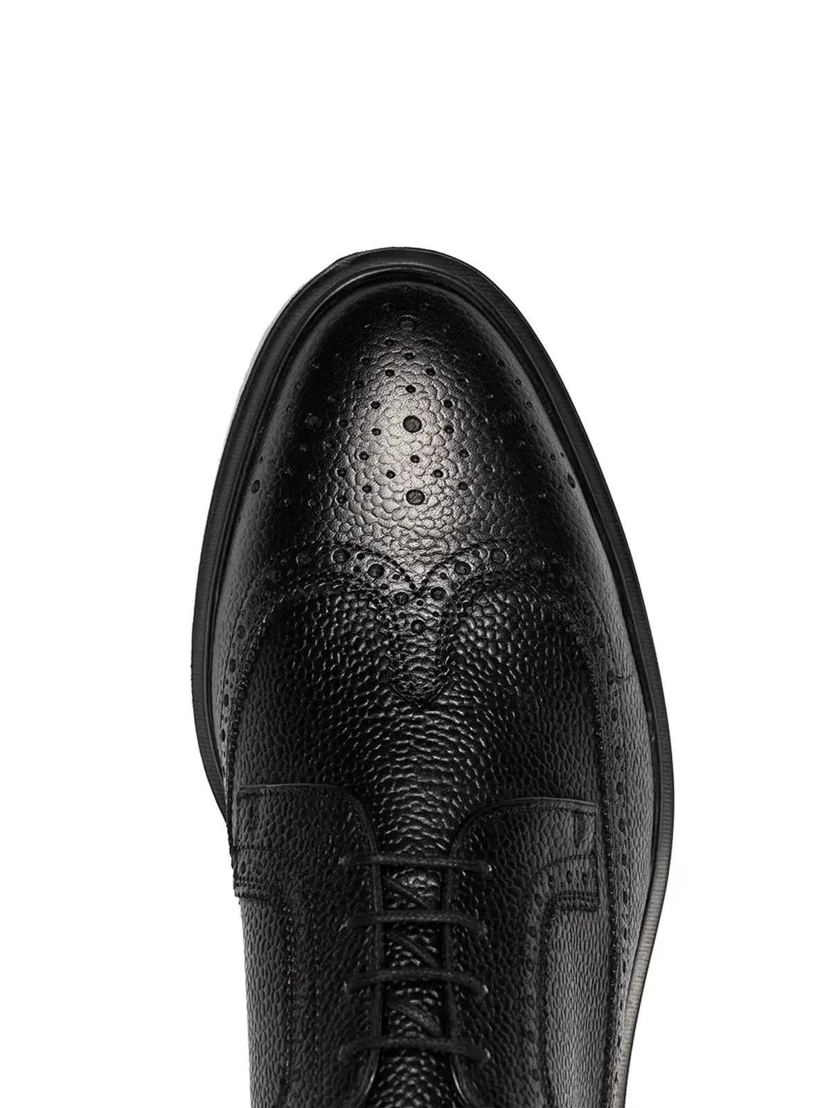 Thom Browne ロングウィング・ブローグス - ブラック - 画像4