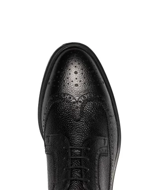 Thom Browne ロングウィング・ブローグス - ブラック - サムネイル4