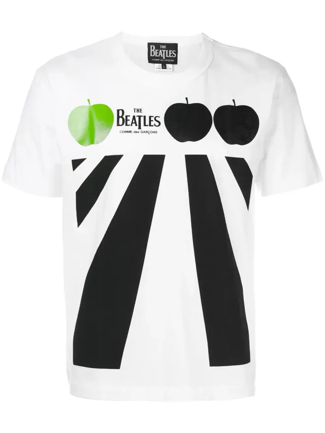 Comme des Garçons Comme Des Garçons グラフィックプリントTシャツ ホワイトの商品画像