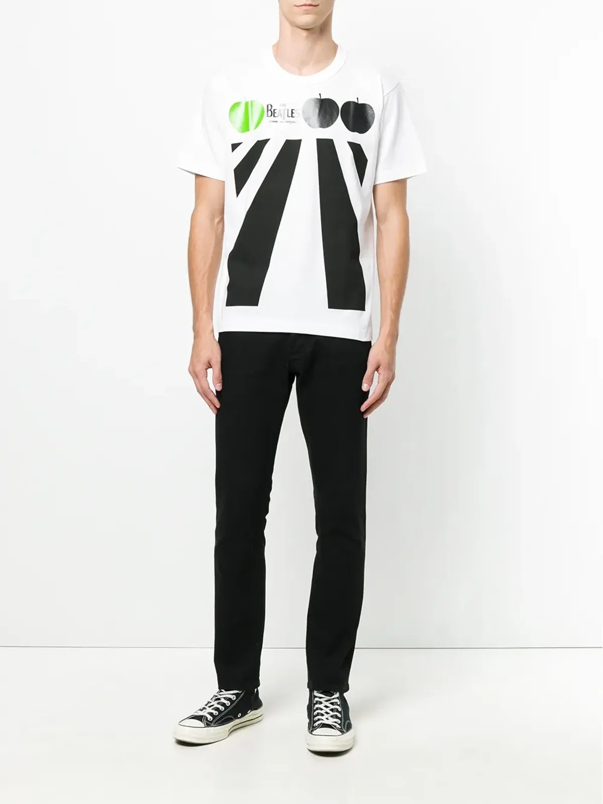 Comme Des Garçons グラフィックプリントTシャツ ホワイト - 画像2