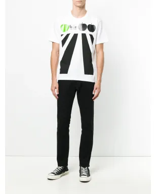 Comme Des Garçons グラフィックプリントTシャツ ホワイト - サムネイル2