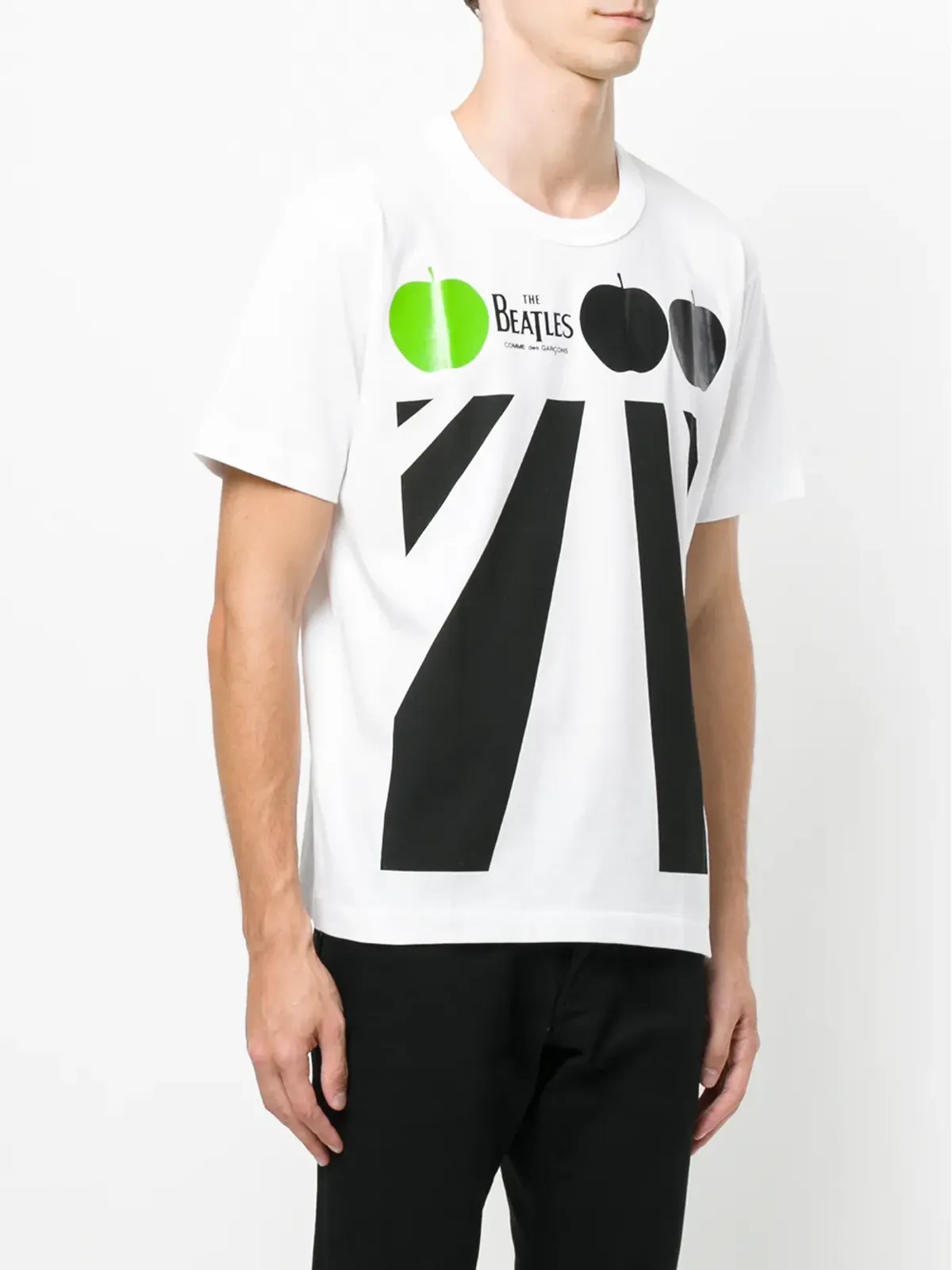 Comme Des Garçons グラフィックプリントTシャツ ホワイト - 画像3