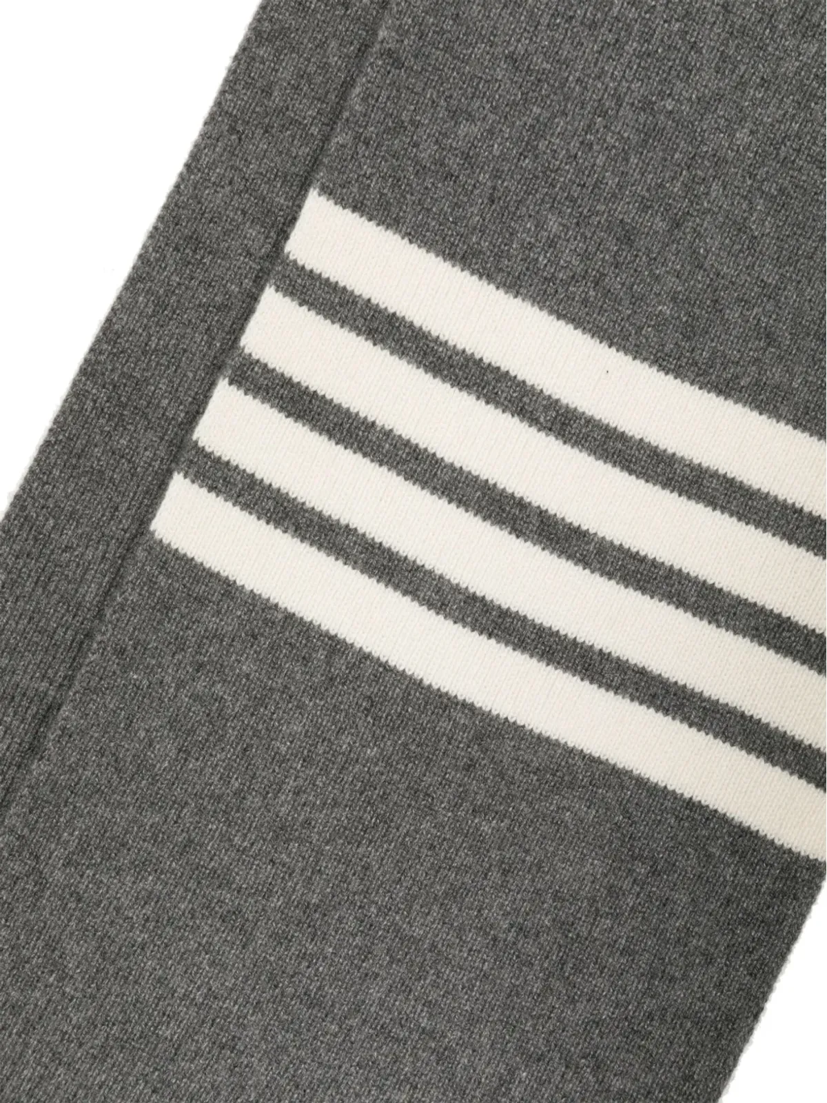 Thom Browne 4-Bar Stripe カシミヤスカーフ - グレー - 画像2