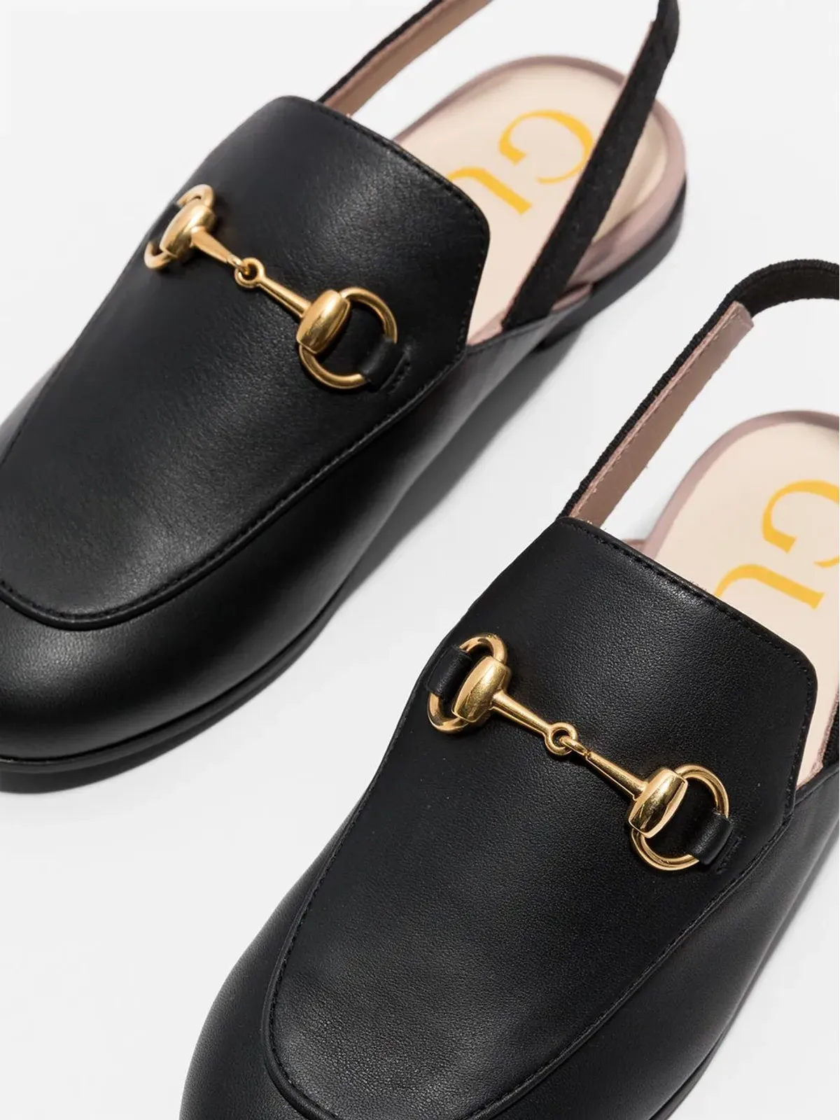 Gucci Kids スリングバック・スリッパ ブラック - 画像5