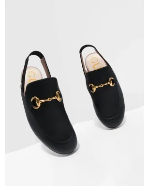 Gucci Kids スリングバック・スリッパ ブラック - サムネイル2