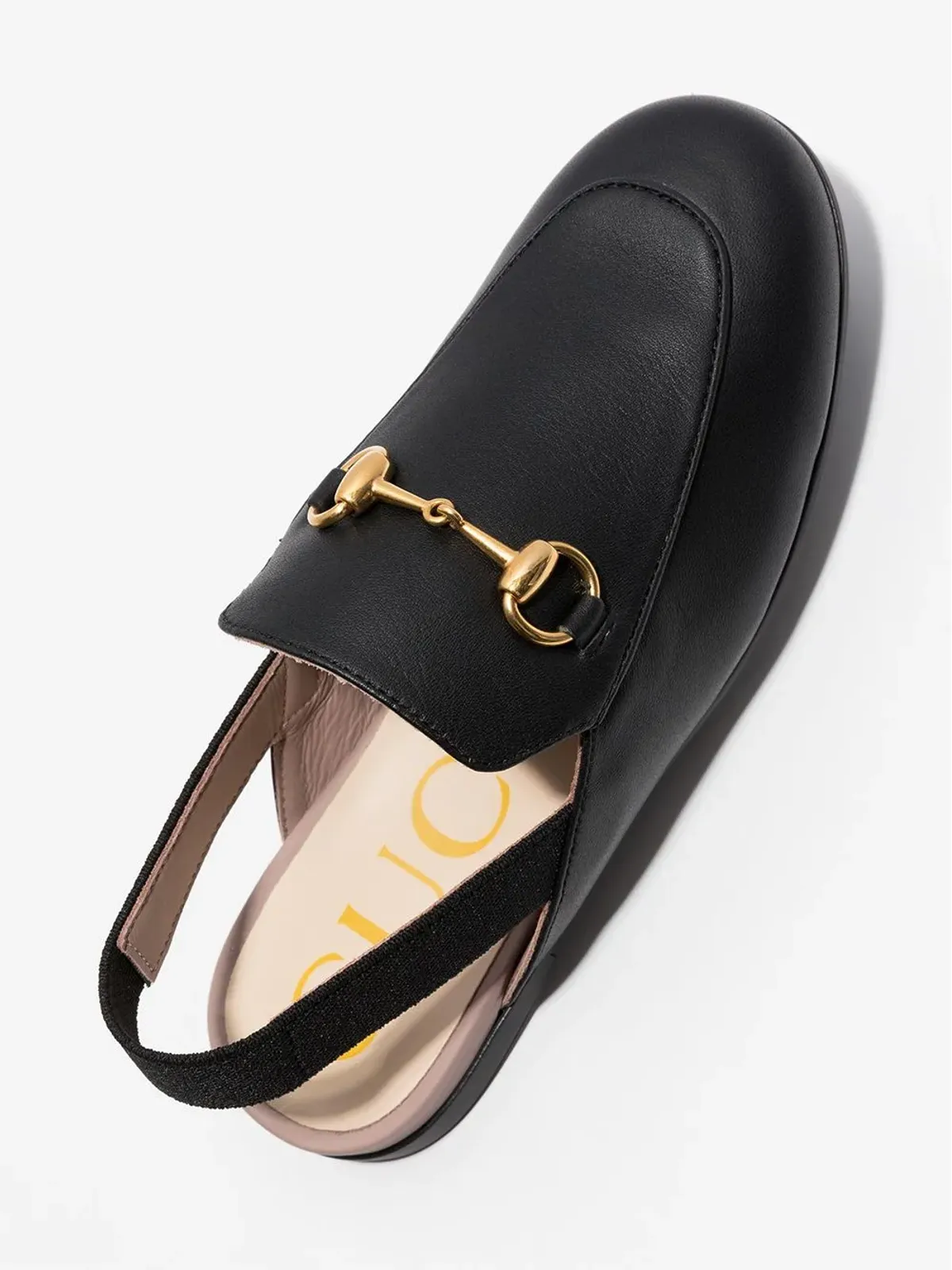 Gucci Kids スリングバック・スリッパ ブラック - 画像3