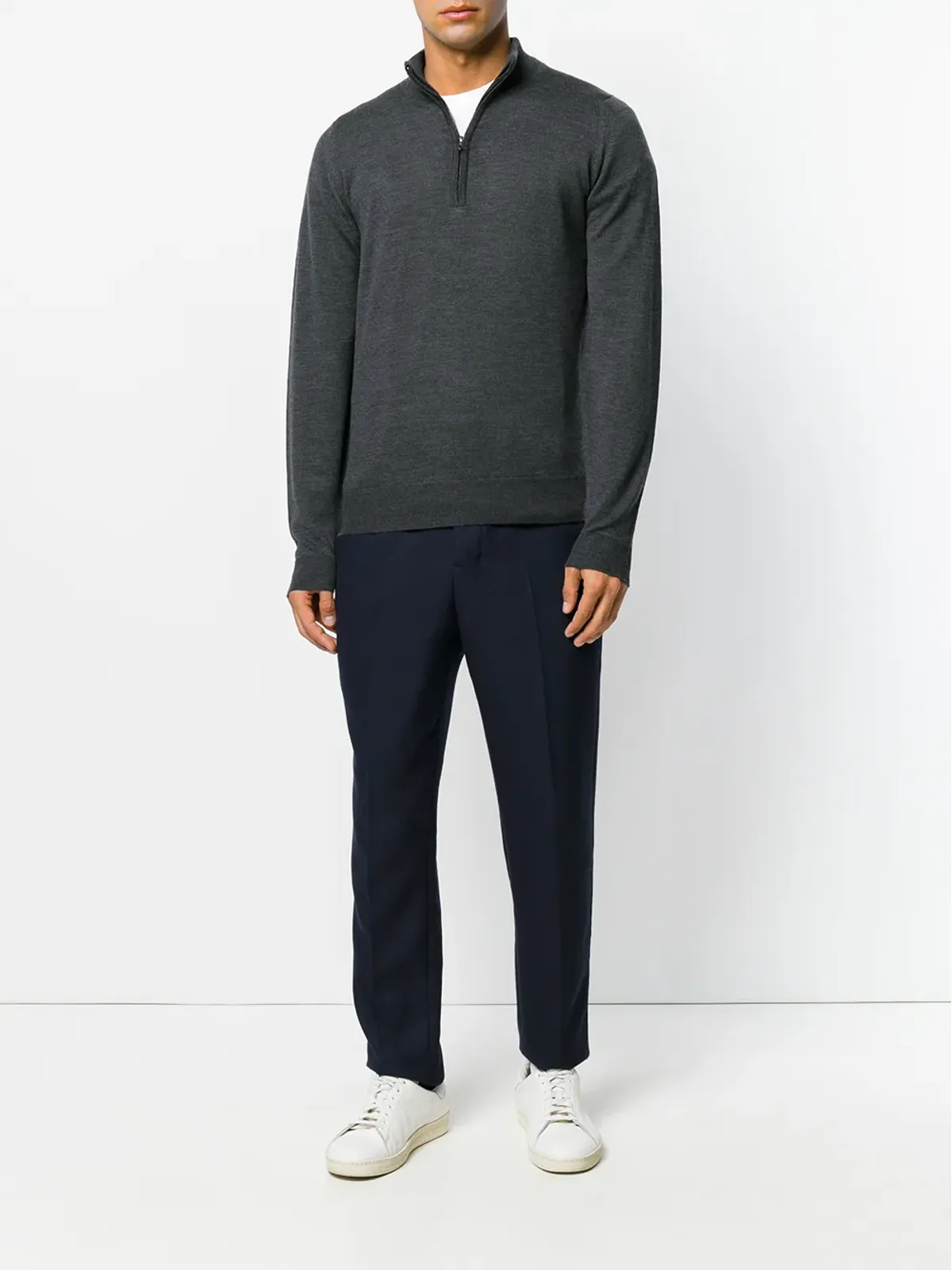 John Smedley ジップネックジャンパー - 画像2