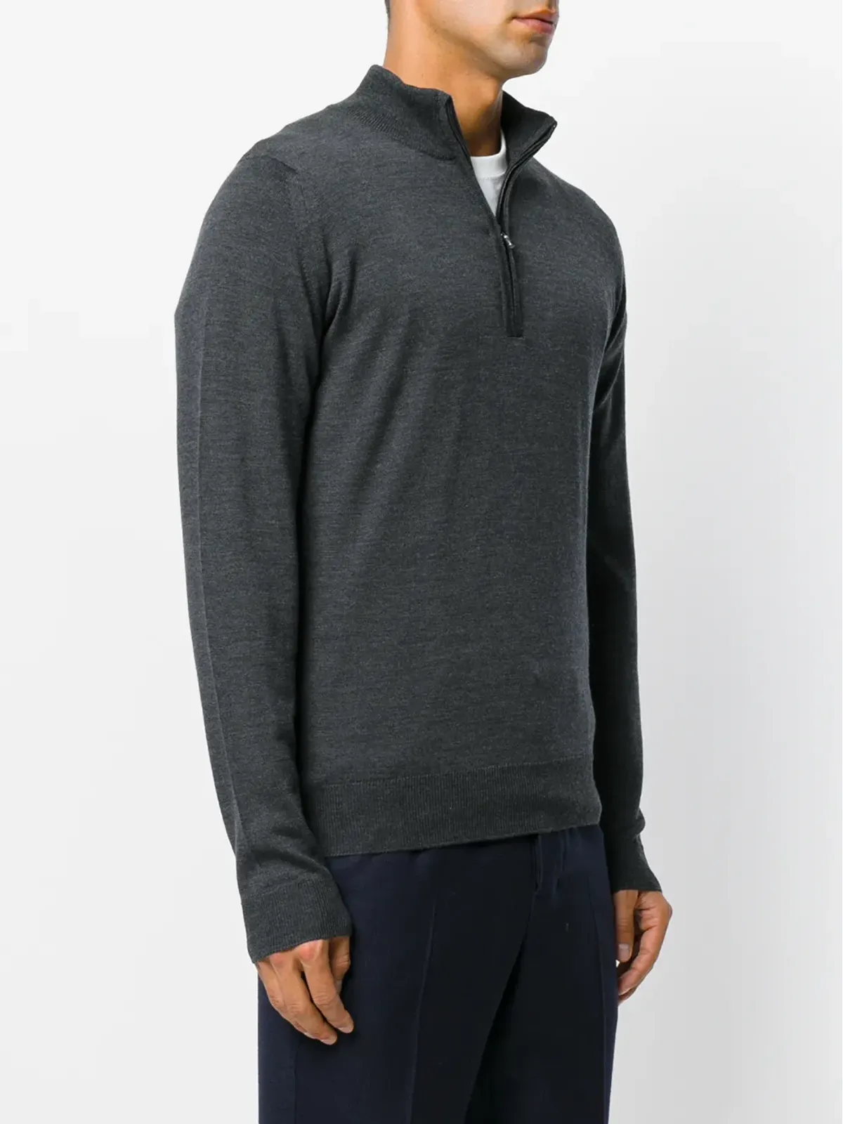 John Smedley ジップネックジャンパー - 画像3