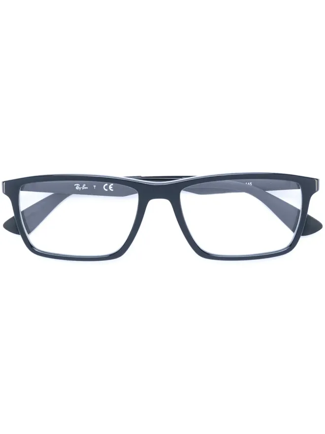 Ray-Ban Ray-Ban スクエアフレーム メガネ - ブラックの商品画像