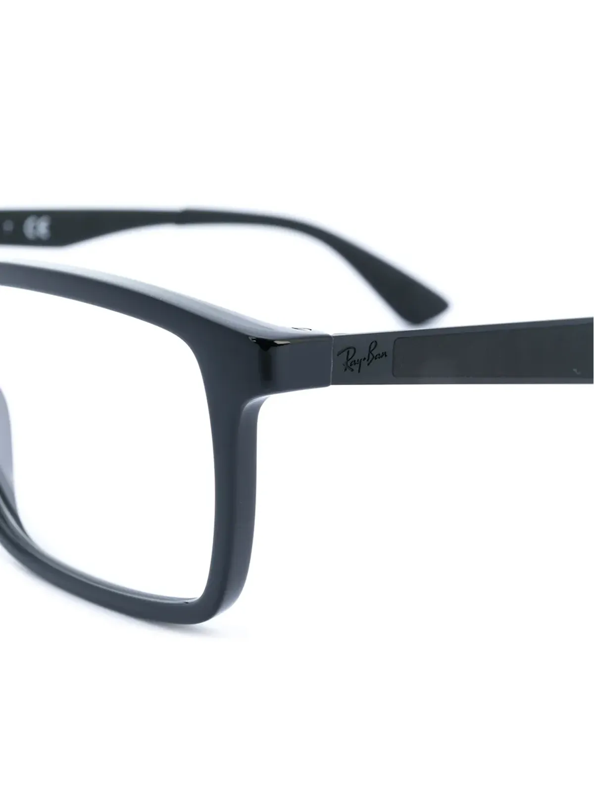 Ray-Ban スクエアフレーム メガネ - ブラック - 画像3