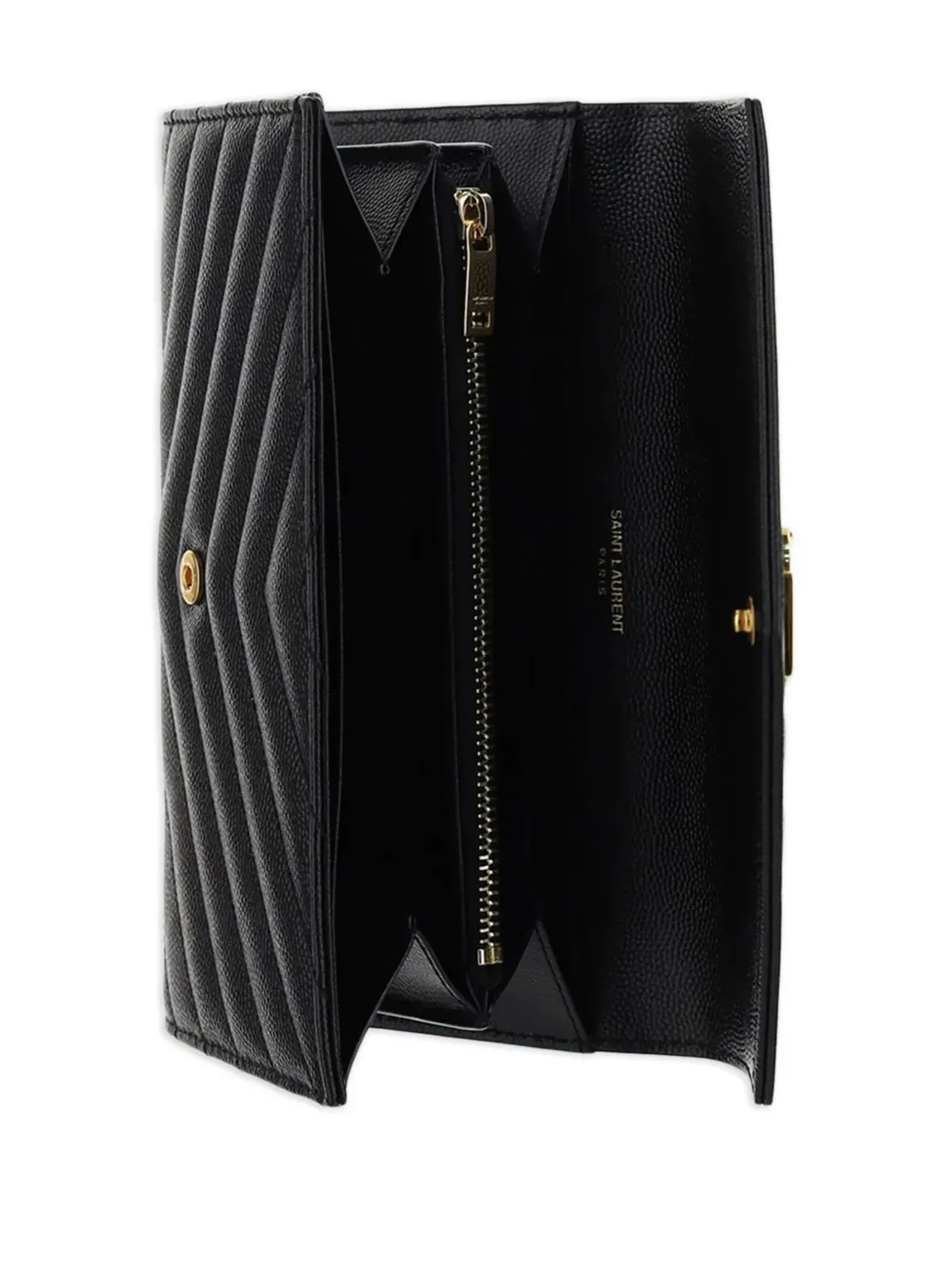 Saint Laurent カサンドレ マテラッセ フラップ ウォレット - 画像3