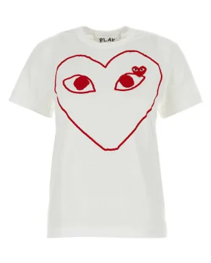 Comme Des Garçons Play ロゴプリント コットン Tシャツ - サムネイル1