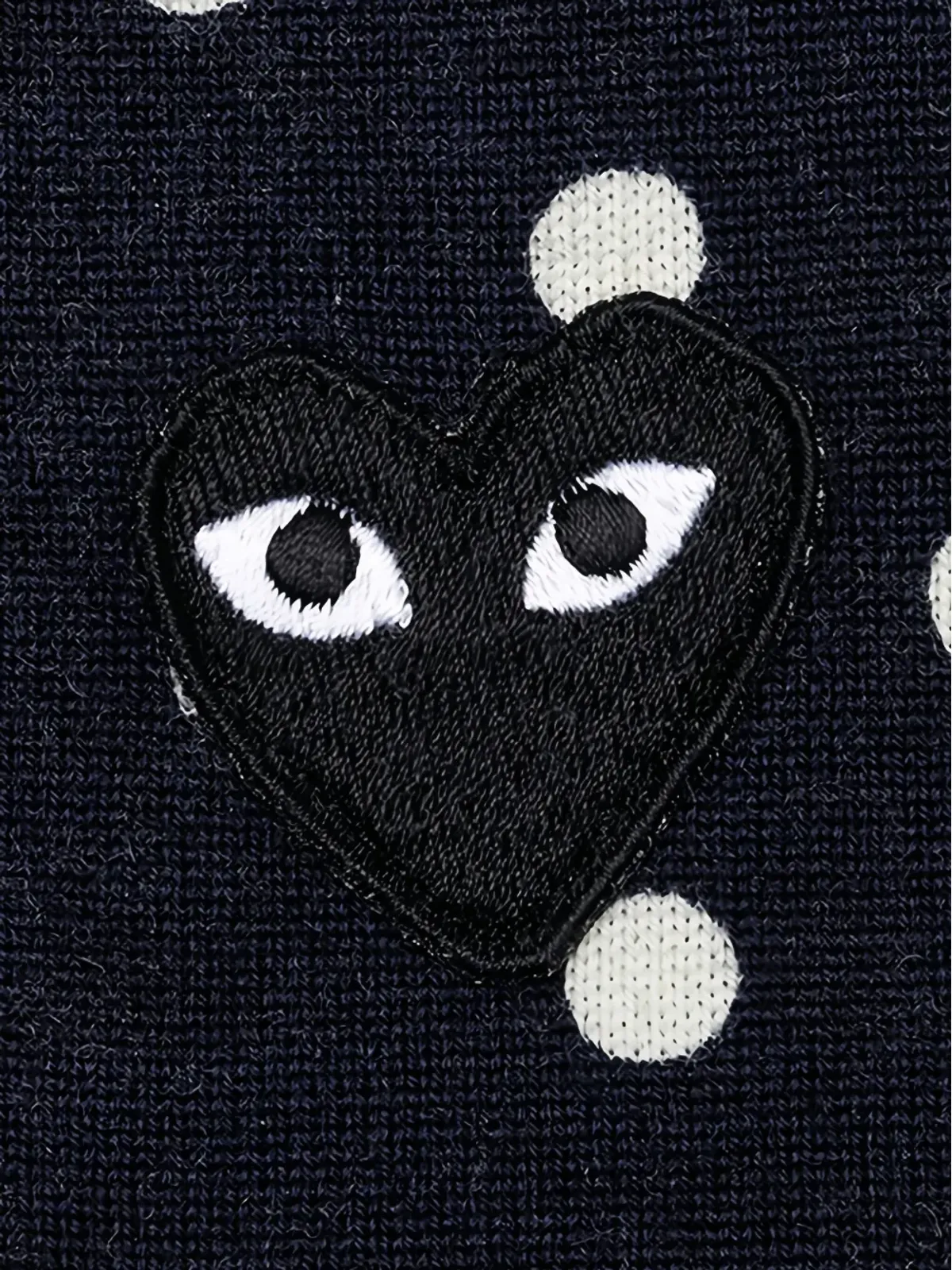 Comme Des Garçons Play ポルカドット カーディガン - 画像3