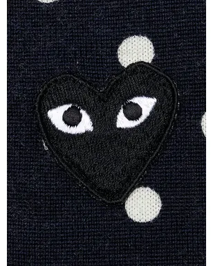 Comme Des Garçons Play ポルカドット カーディガン - サムネイル3