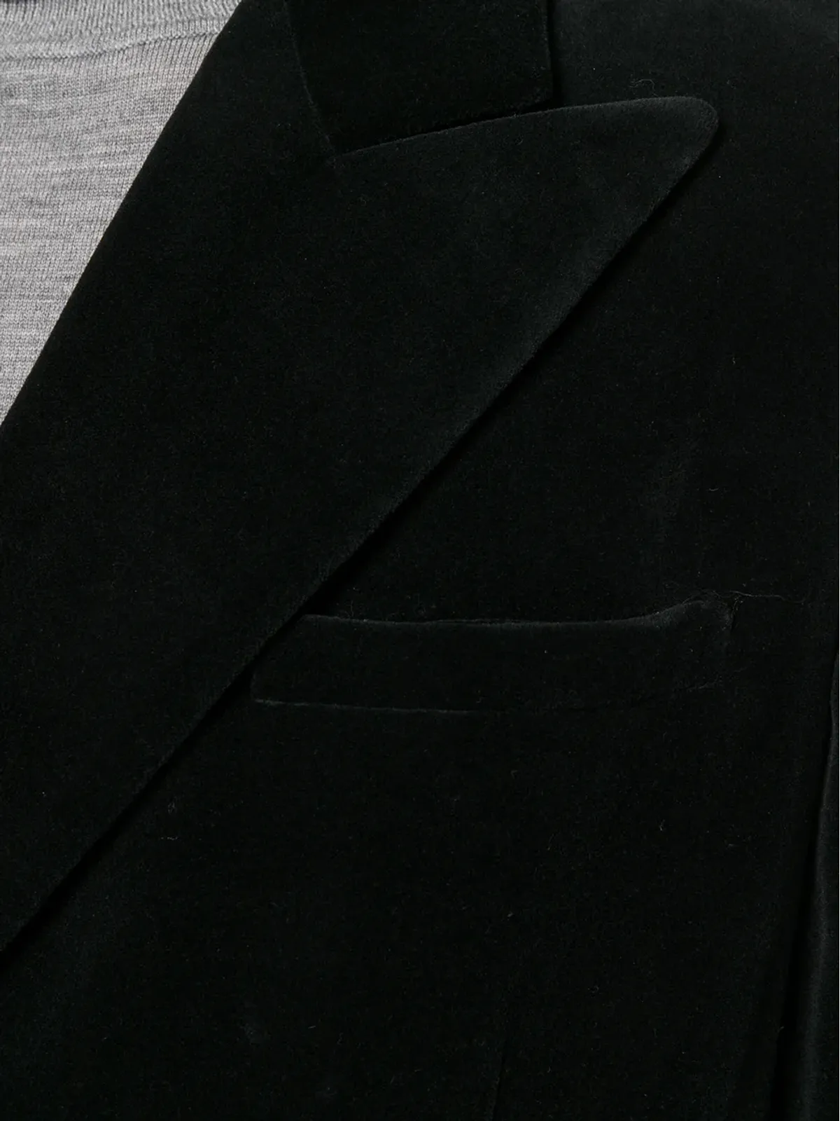 Jean Paul Gaultier Pre-Owned ベルベット ミディコート ブラック - 画像5