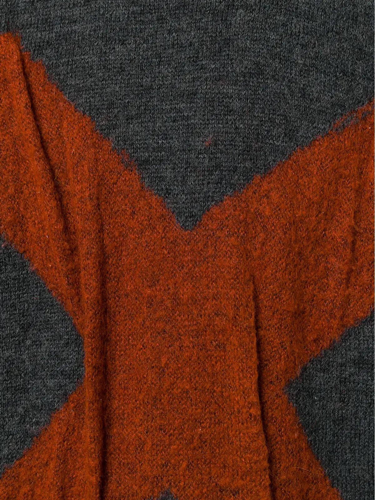 Issey Miyake Pre-Owned x intarsia ジャンパー - 画像5