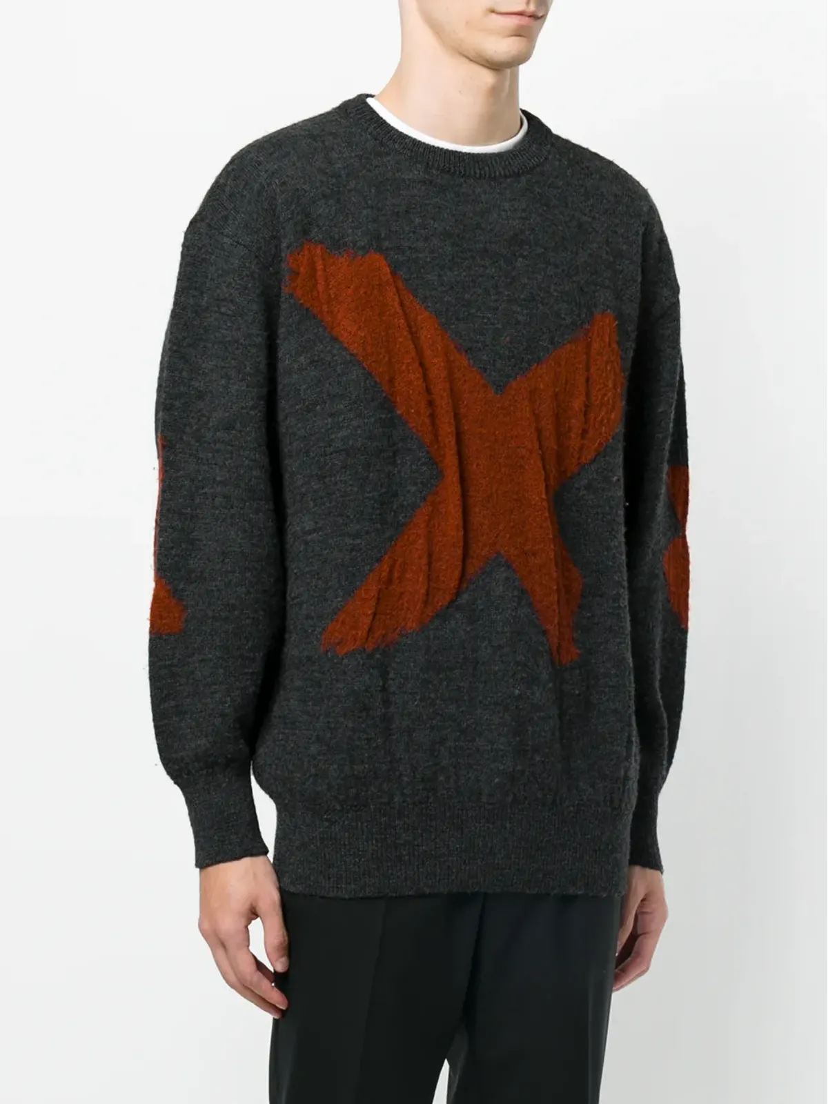 Issey Miyake Pre-Owned x intarsia ジャンパー - 画像3