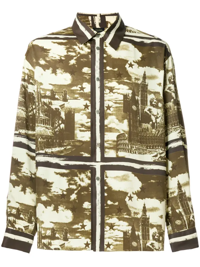 Jean Paul Gaultier Pre-Owned Jean Paul Gaultier Pre-Owned ロンドンプリントシャツの商品画像