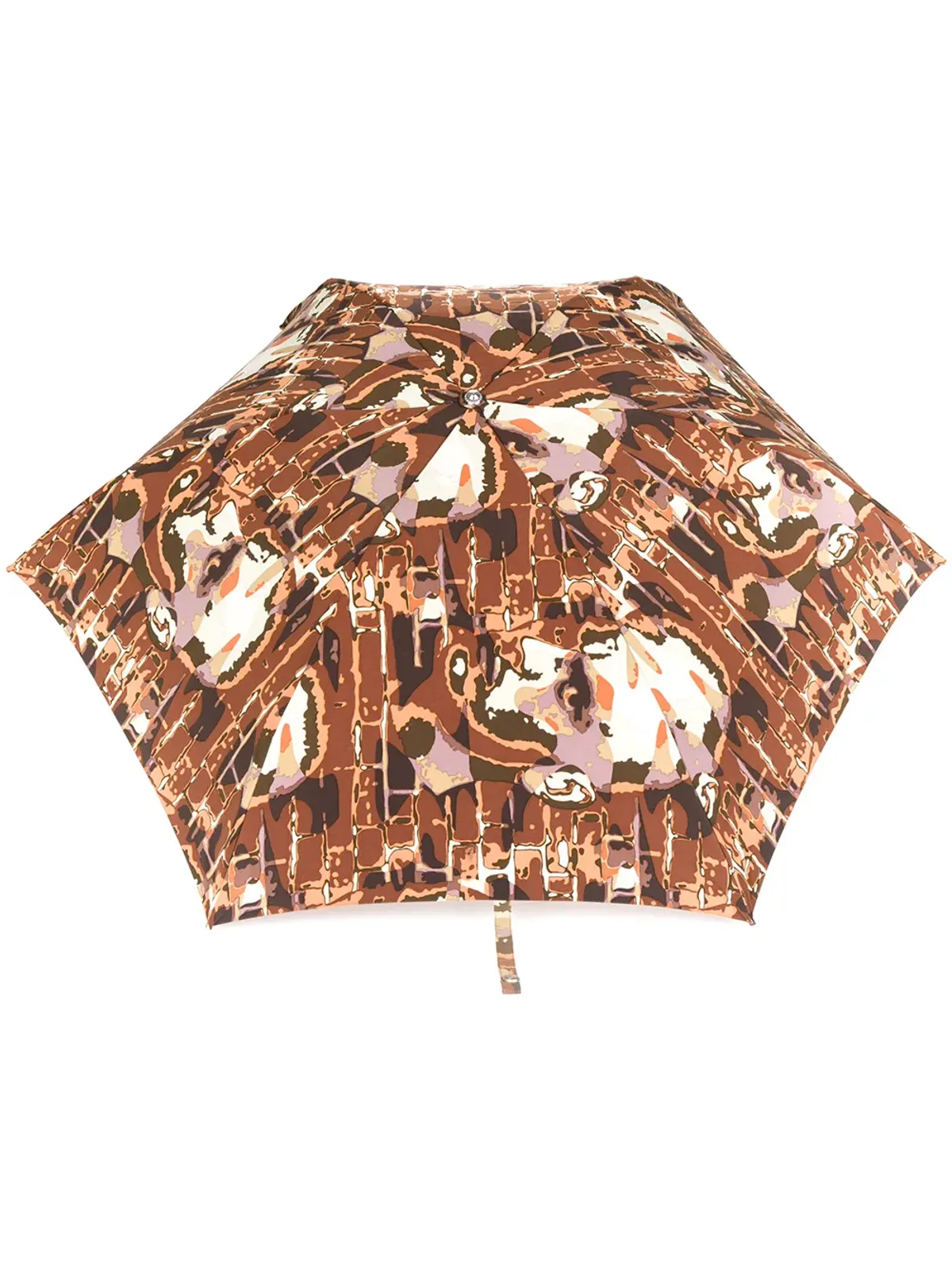 Jean Paul Gaultier Pre-Owned 1992年 フェイスプリント アンブレラ - Brown - 画像1