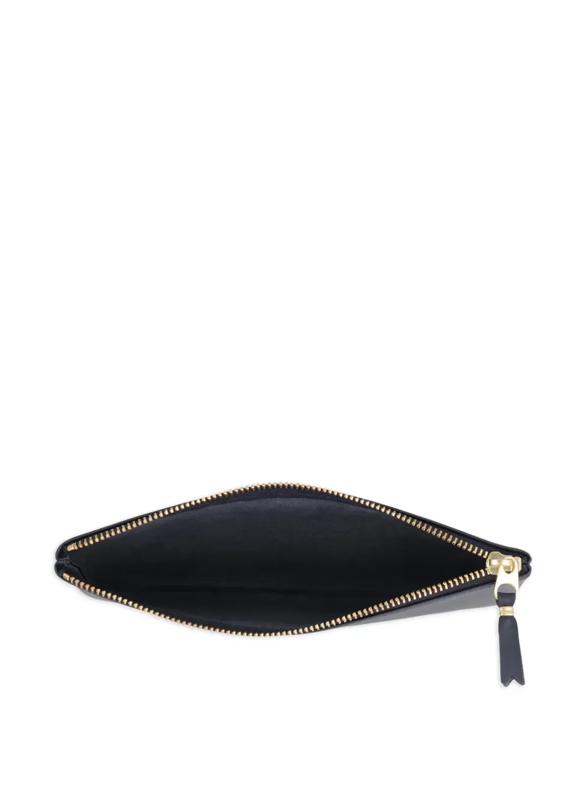 Comme Des Garçons Wallet ロゴプリント レザー ポーチ（ブルー） - 画像3