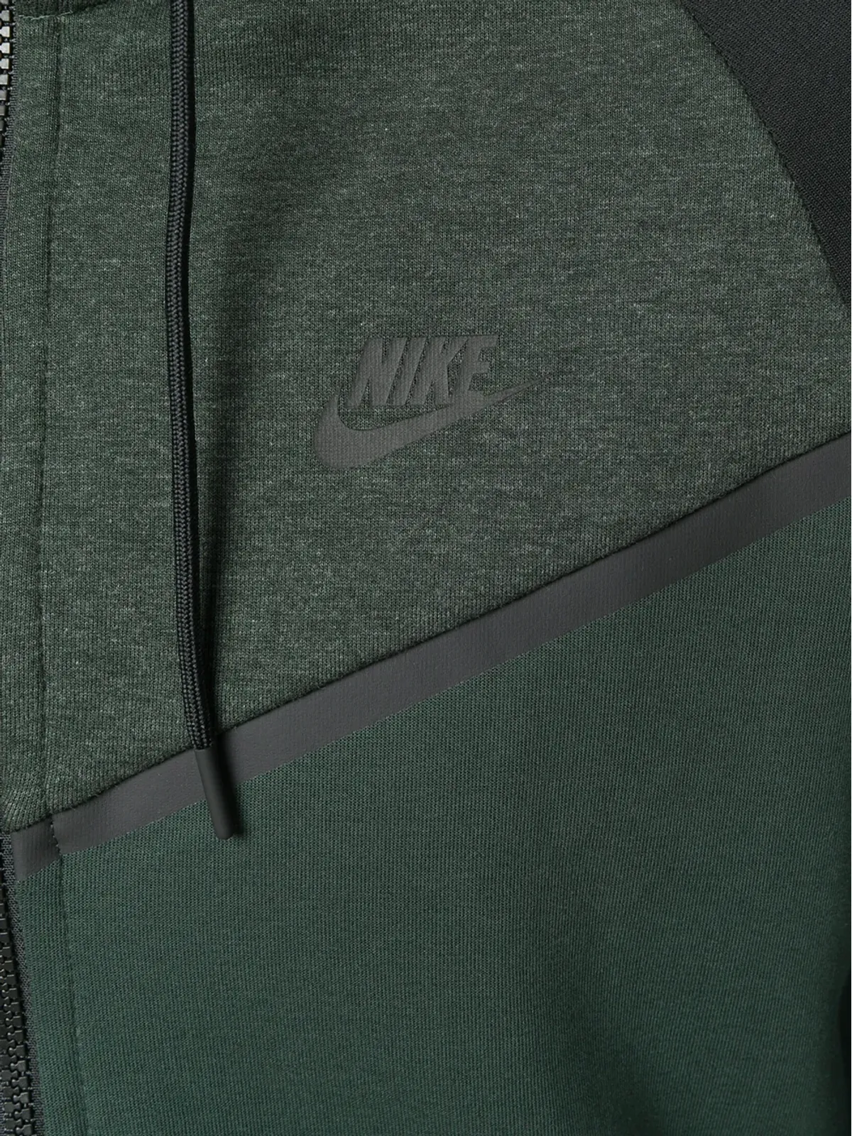 Nike テックフリース カラー ブロック ウィンドランナー ジャケット（グリーン） - 画像5