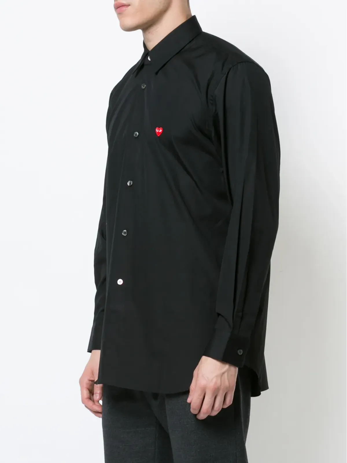 Comme Des Garçons Play ハートロゴシャツ - 画像3