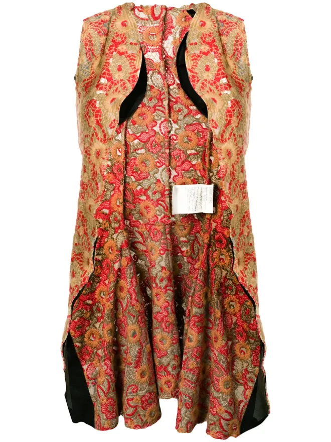 Comme Des Garçons Pre-Owned Comme Des Garçons Pre-Owned 2000年代 ヘビー刺繍 ノースリーブジャケットの商品画像