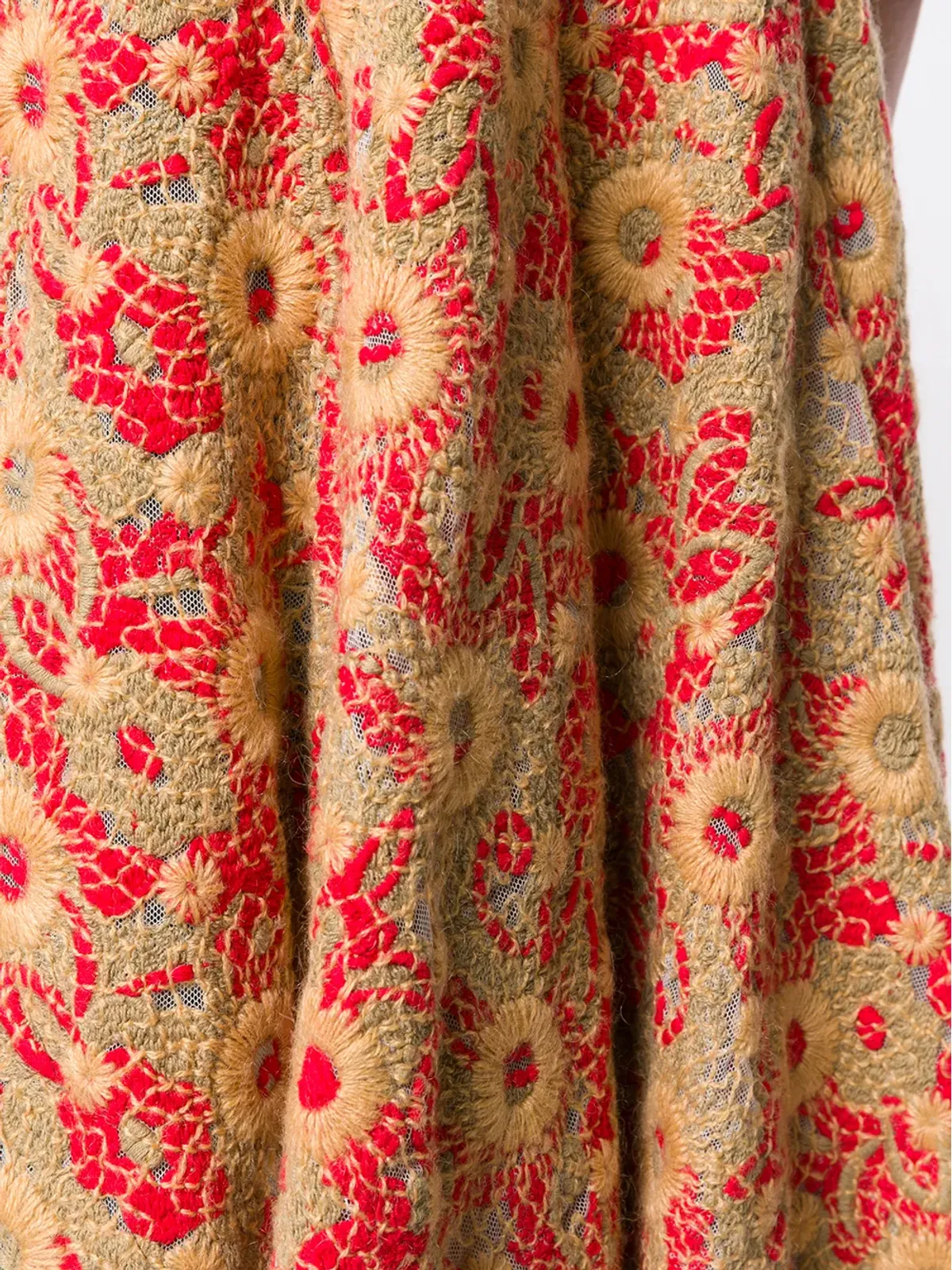 Comme Des Garçons Pre-Owned 2000年代 ヘビー刺繍 ノースリーブジャケット - 画像5