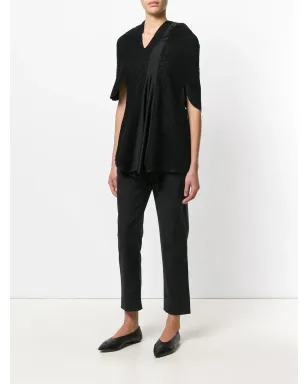 Comme Des Garçons Pre-Owned レースパネルド ブラウス - ブラック - サムネイル2