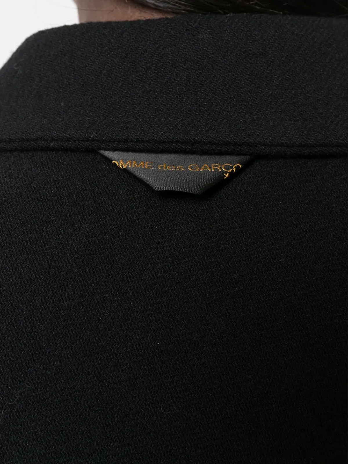 Comme Des Garçons Pre-Owned アシンメトリックショートピーコート - 画像5