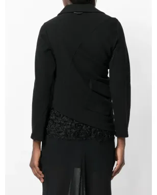 Comme Des Garçons Pre-Owned アシンメトリックショートピーコート - サムネイル4