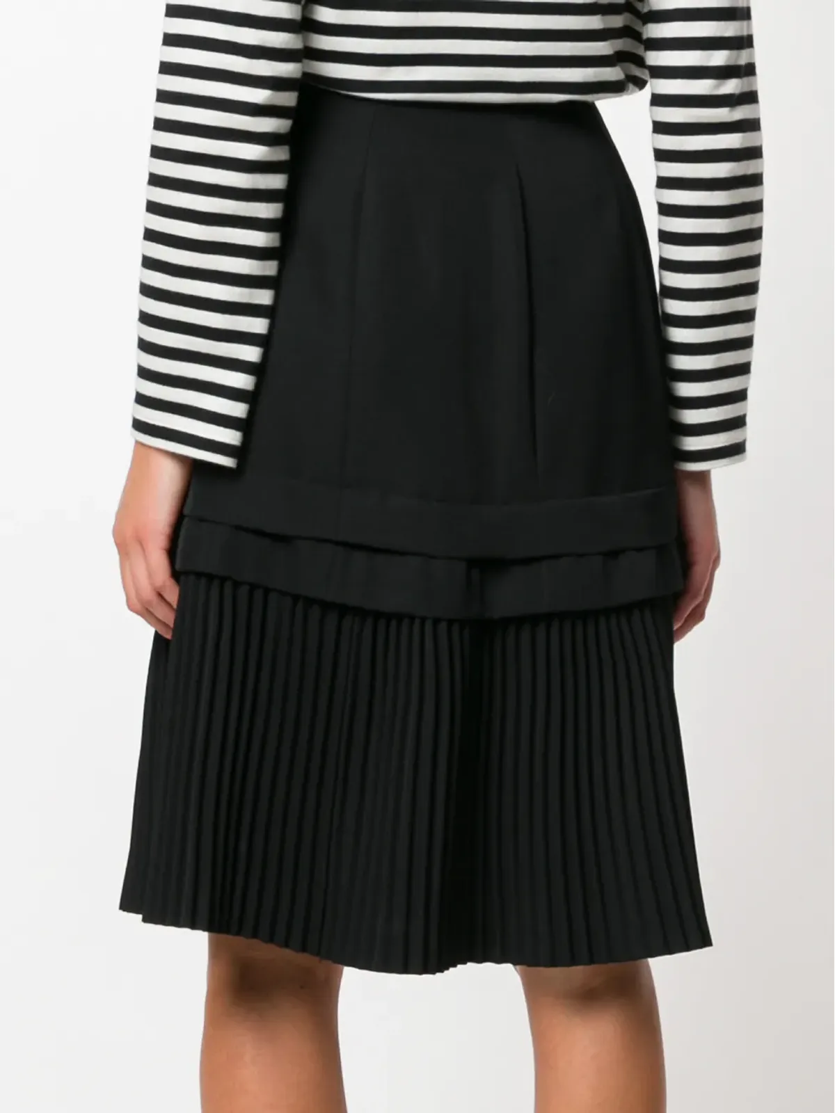 Comme Des Garçons Pre-Owned レイヤードプリーツスカート - 画像4