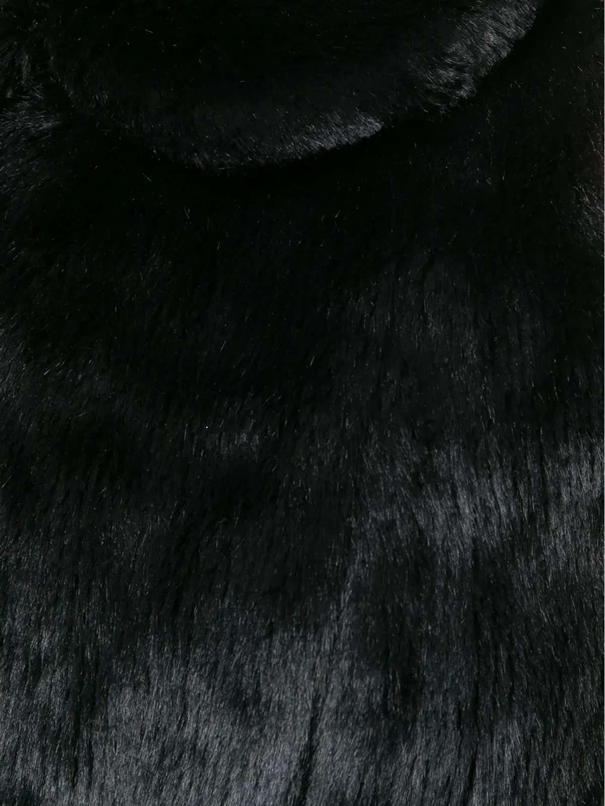 Comme Des Garçons Pre-Owned 2000s フェイクファー カットアウト ドレス - ブラック - 画像5