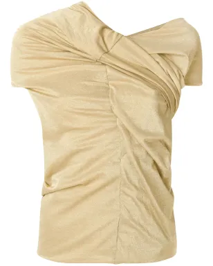 Junya Watanabe Comme des Garçons ビンテージ 2009 gathered top - Metallic - サムネイル1
