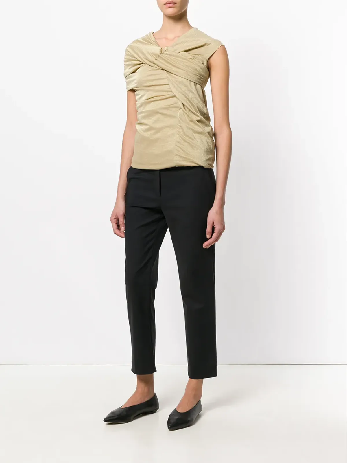 Junya Watanabe Comme des Garçons ビンテージ 2009 gathered top - Metallic - 画像2