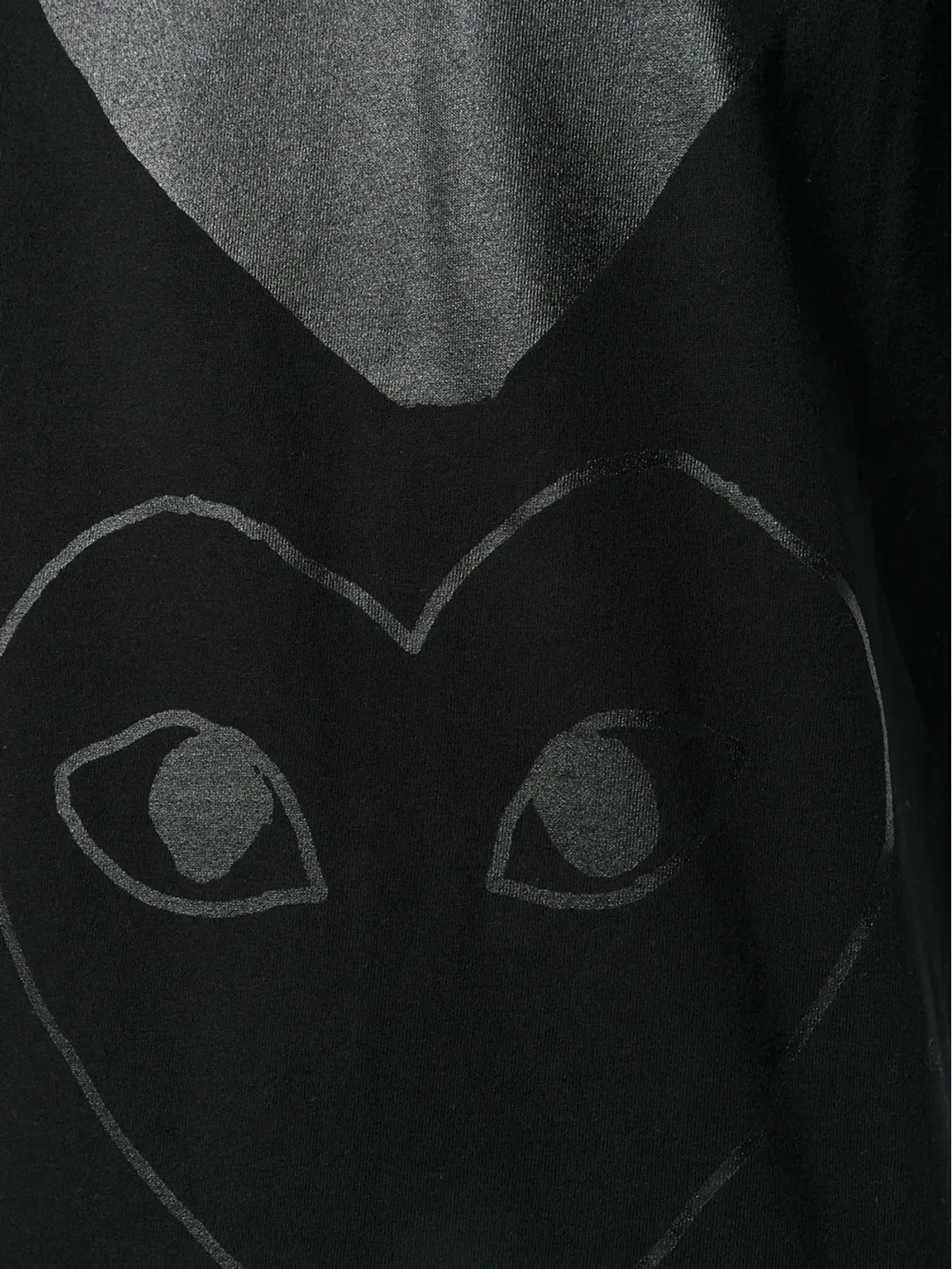 Comme Des Garçons Play プリントTシャツ - Black - 画像5