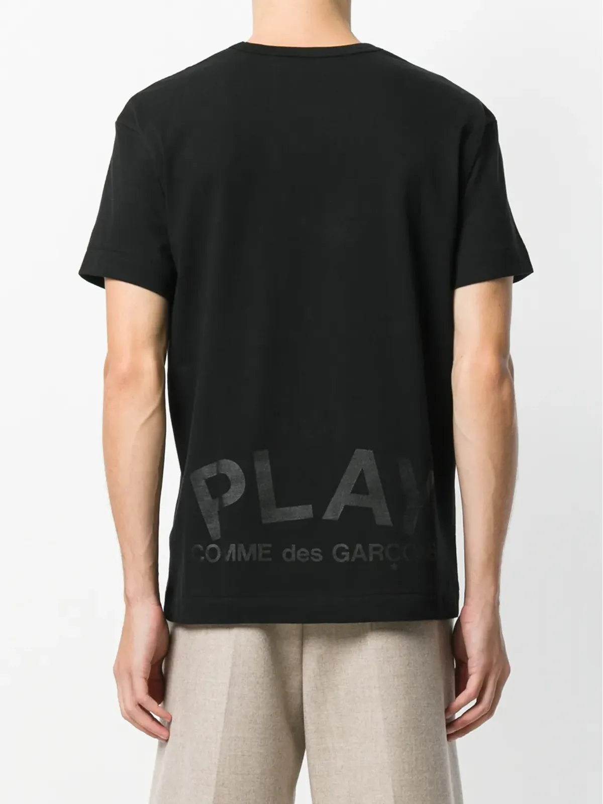Comme Des Garçons Play プリントTシャツ - Black - 画像4