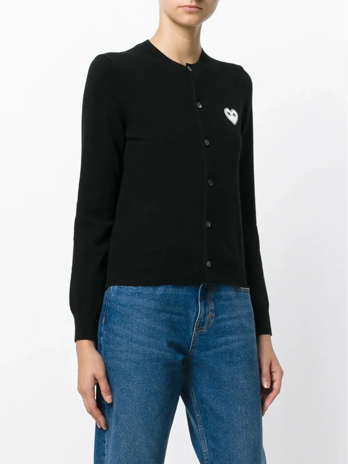 Comme Des Garçons Play ハートロゴ カーディガン - 画像3